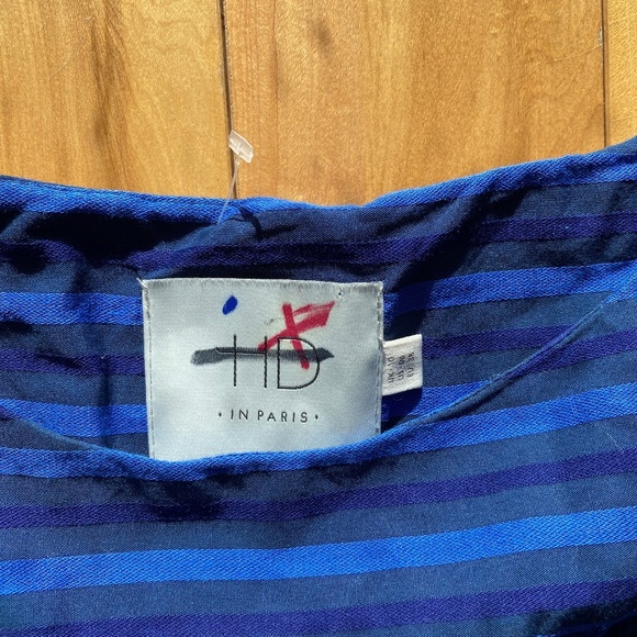 Anthropologie HD in Paris Blue Striped Shift Dress - Picture 6 of 11